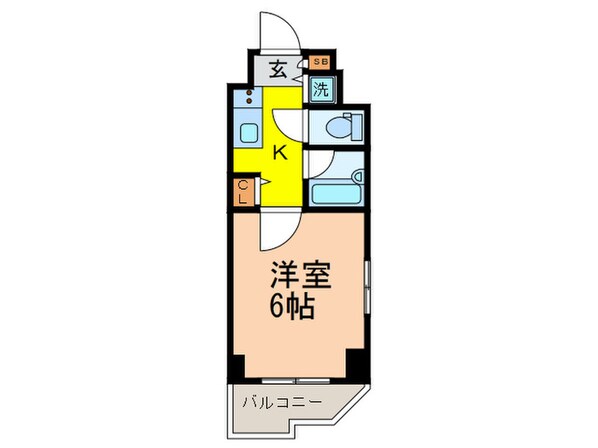 ルーブル西早稲田弐番館の物件間取画像